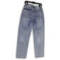 NWT Womens Blue Denim Medium Wash Stretch Pockets Straight Leg Jeans Size M image number 2