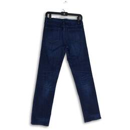 Tommy Hilfiger Womens Blue Denim Dark Wash 5-Pocket Design Straight Jeans Size 6 alternative image