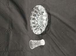 Small Crystal Vase And Bowl
