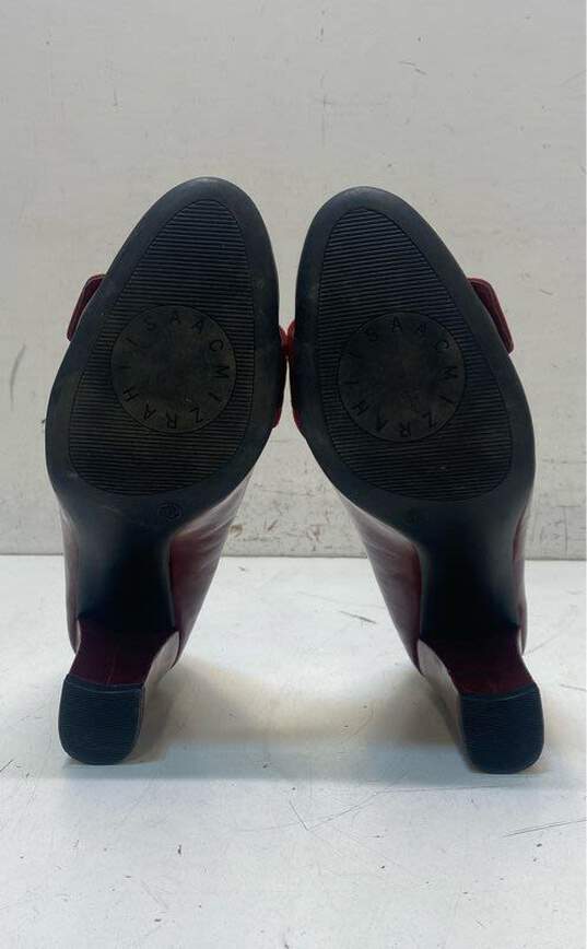 Isaac Mizrahi Burgundy Mary Jane Pump Heels Shoes Size 9.5 B image number 6
