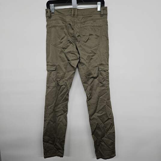 Brown Straight Leg Cargo Pants image number 2
