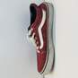Vans Ward In Red White Kids Shoes Size 5.5Y image number 2