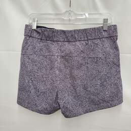 Lululemon WM's Athletica Speckle Blue & White Shorts w Drawstring Size 8 alternative image