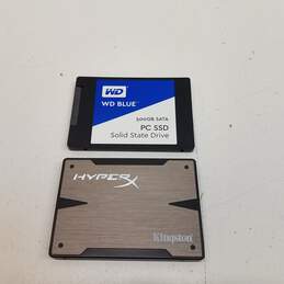 WD and Kingston Solid State Drives - Lot of 2