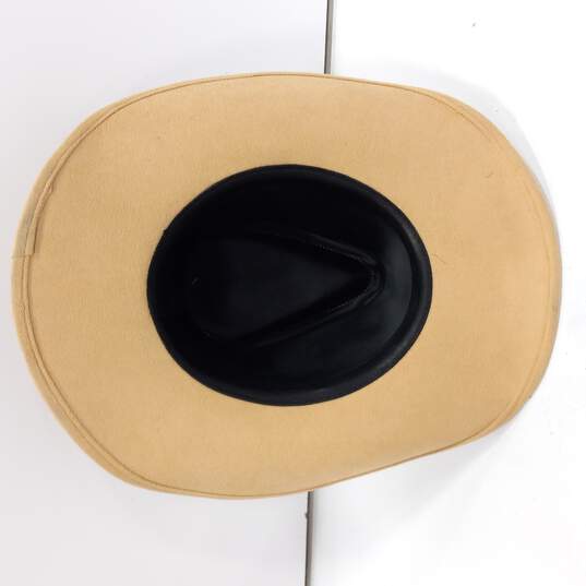 Beige US Made Western Style Hat Size Mediuim image number 5
