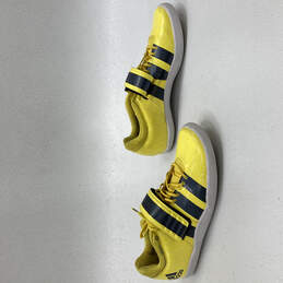 Mens Adizero Q34038 Yellow Discus Hammer Low Top Sneaker Shoes Size 8.5
