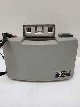2x Vintage Cameras Kodak Instamatic M12 Super 8 Movie Camera & Polaroid 420 alternative image