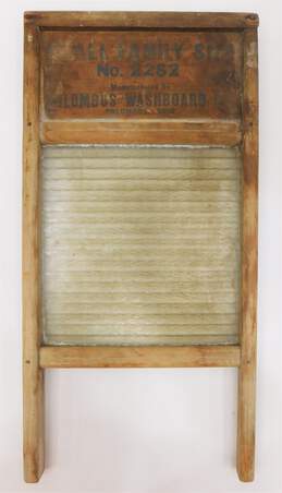 Vintage Combus Washboard Co. Small Family Washboard 2282