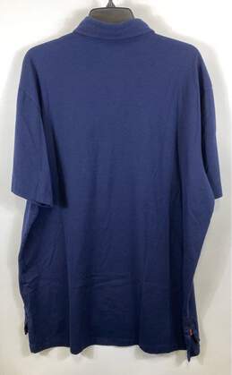 Ralph Lauren Mens Blue Cotton Logo Short Sleeve Net Jets Golf Polo Shirt Size XL alternative image
