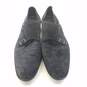Hugo Boss Monk Navy Blue Suede Wingtip Loafers Shoes Men's Size 7.5 M image number 2