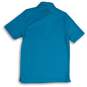NWT Under Armour Mens Blue Short Sleeve Collared Polo Shirt Size Small image number 2