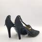 Yves Saint Laurent Ankle Strap Heel Women's Sz.8N Black image number 4