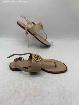 Tory Burch Womens Cream Shoes Size 6.5M alternative image