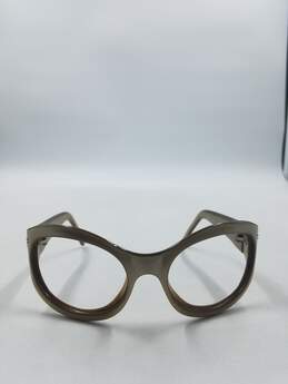 Emporio Armani Matte Gold Oval Eyeglasses alternative image