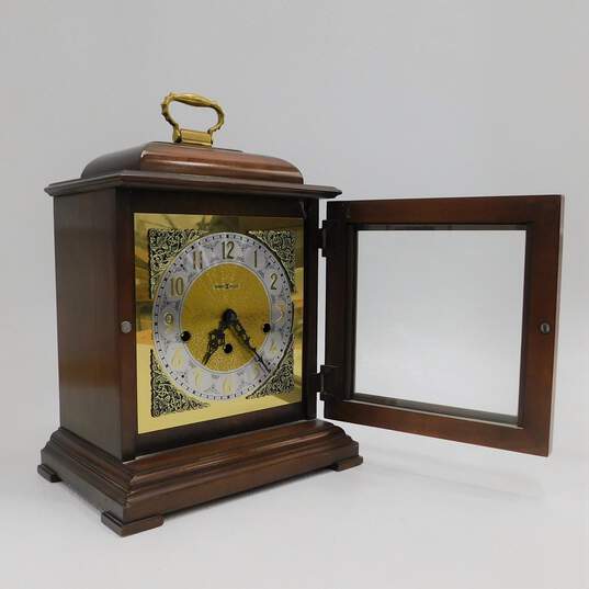 Howard Miller 612-429 Wood Mantel Clock W/ 2 Jewels & Key image number 3