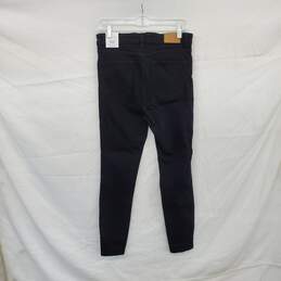 Zara Black Cotton Hi-Rise Ankle Length Vintage Skinny Jeans WM Size 10 NWT alternative image