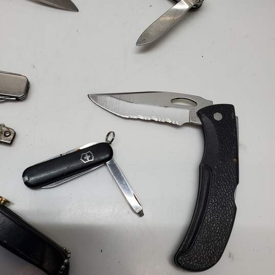 Mixed Grab Bag Lot of Pocket Knives Multi Tools image number 7