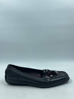 Authentic Gucci Black Bow Driving Loafers W 6B