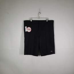 NWT Mens Flex Relaxed Fit Slash Pockets Flat Front Work Short Size 44