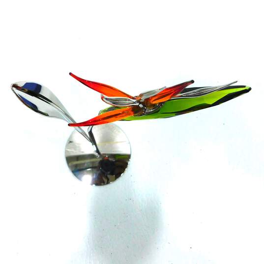 Swarovski Crystal Dalmally Bird of Paradise Exotic Flower Figurine IOB image number 4