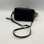 NWT Womens Black Leather Detachable Strap Inner Pockets Bucket & Drawstring Bag image number 3