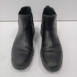 Cole Haan Mens Slip-On Leather Black Ankle Dress Boots Size 9.5M