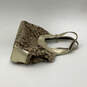 Womens Brown Gold Inner Pocket Zipper Kiss Lock Double Handle Shoulder Bag image number 2