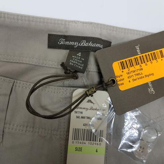 Tommy Bahama Sail Away Twill Boyfriend Pants Women's Size 4 NWT image number 2