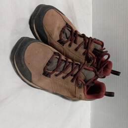 Womens Mount Carmel Low YL1010-287 Brown Waterproof Hiking Shoes Size 6.5