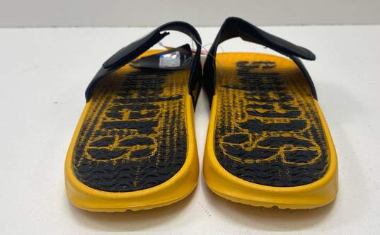 Foco NFL Steelers Gradient Sides Sandals Shoes Men's Size 13-14 M image number 4