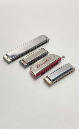 Harmonica Bundle Lot of 4 with Case Hohner