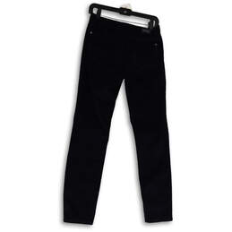 Womens Black Dark Wash Denim Pockets Stretch Skinny Leg Jeans Size 4/27 alternative image