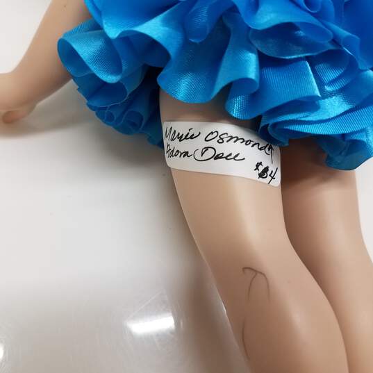 VTG. Adora Marie Osmond Blue Dress Porcelain Doll image number 4