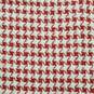 Vintage Circa 1950 Goodwin Guild Woven Wool Red White Houndstooth Picnic Blanket image number 3