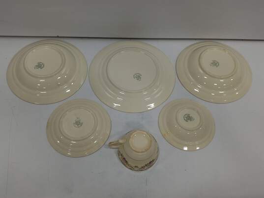 Vintage Crown Potteries Co. Dishes Assorted 6pc Bundle image number 2