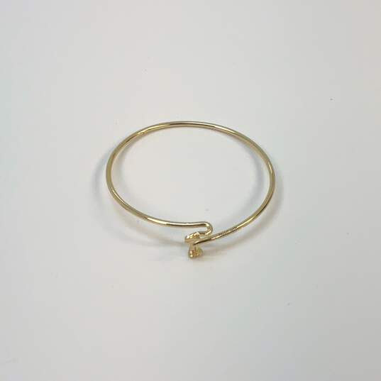 Designer Marc Jacobs Gold-Tone Round Shape Fashionable Cuff Bracelet image number 2