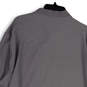 NWT Mens Gray Long Casual Sleeve Band Collar Full-Zip Jacket Size 2XL image number 1