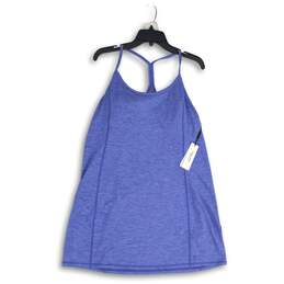 NWT Calvin Klein Womens Blue Space Dye Racerback Strap Tank Top Size XL