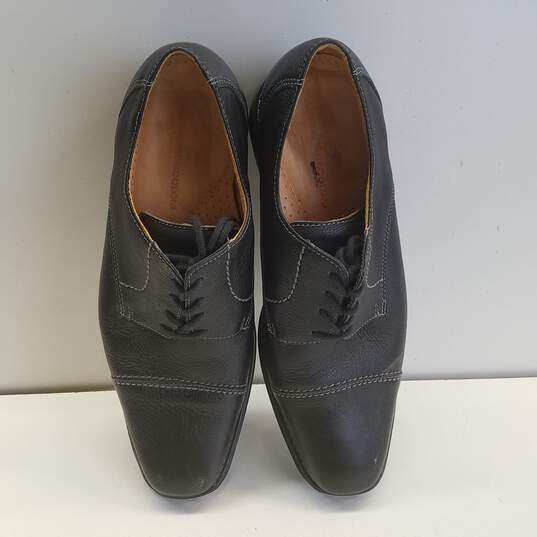 Sandro Moscoloni Black Leather Cap Toe Oxford Dress Shoes Men's Size 11.5 D image number 6