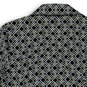 Womens Black Geometric Long Sleeve Collared Front Knot Blouse Top Size 8 image number 4