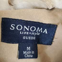 Sonoma Women Suede Tan Jacket Sz M alternative image