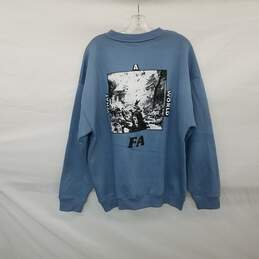 FA Blue Cotton Blend Pullover Sweatshirt MN Size XL alternative image