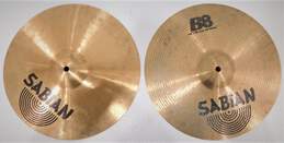 Sabian 14-Inch B8 Hi-Hat Cymbals - Top and Bottom