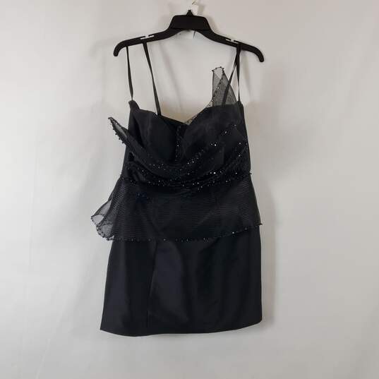Terani Couture Women's Black Mini Dress SZ 12 image number 1