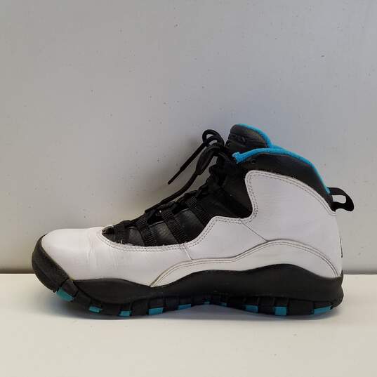 Air Jordan 10 Retro Mid Powder Blue 310806-106 Sneakers Size 7Y Women's Size 8.5 image number 2