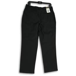 NWT Lee Womens Black All Day Straight Leg Mid-Rise Ankle Pants Size 10 alternative image