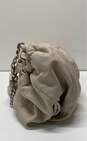 Michael Kors Fulton Beige Pleated Leather Satchel Bag image number 3