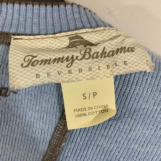 Men's Brown/Blue Tommy Bahama Reversible Sweater, Sz. S image number 5