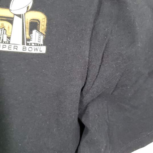 Mens Carolina Panthers Super Bowl 50 Cam Newton Athletic Cut T-Shirt Size Small image number 3