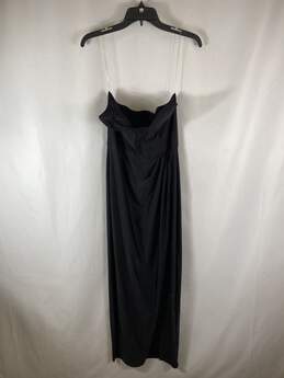Windsor Black Strapless Column Dress L NWT